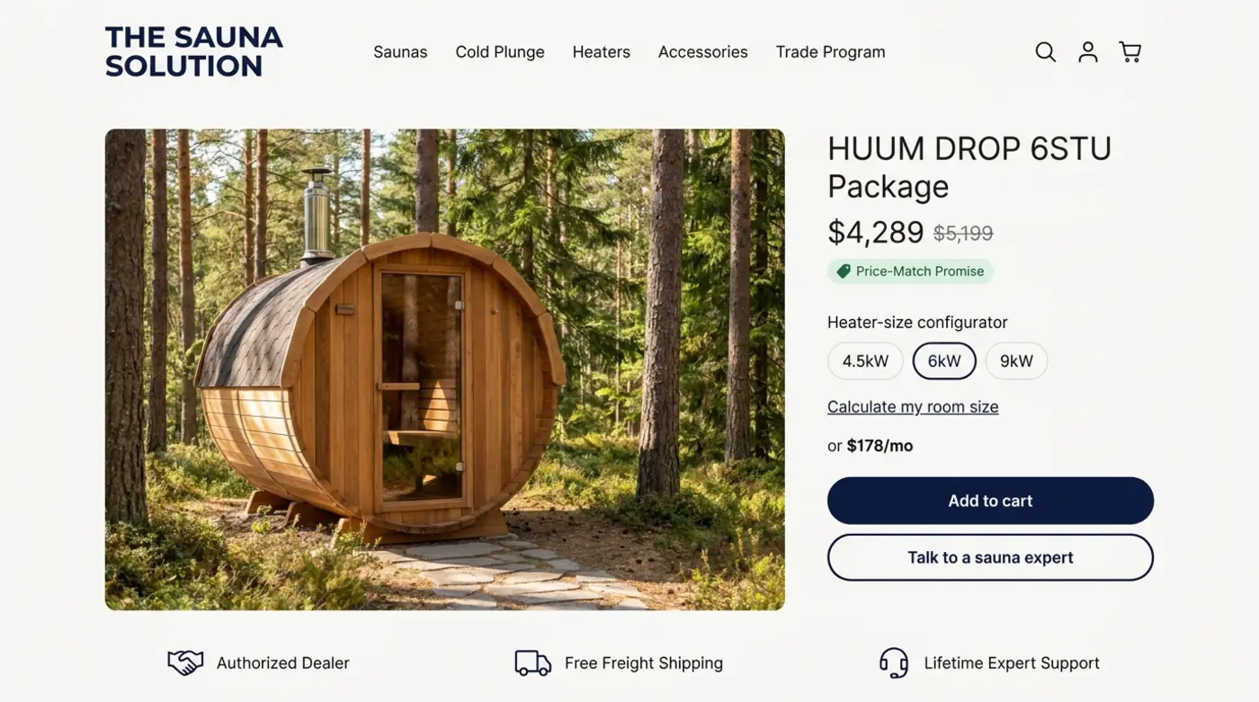A storefront built to close a $4,000 decision